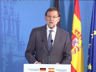 Rajoy y Merkel defienden continuar con la política de contención y las reformas