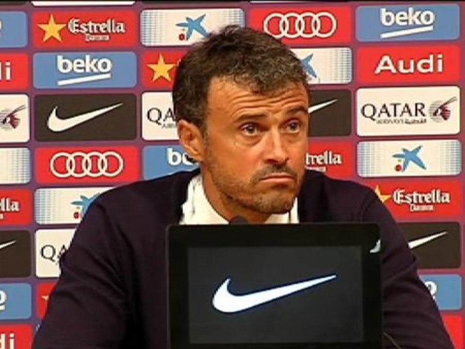 Luis Enrique: "Messi es el mejor del mundo, incluso defendiendo"