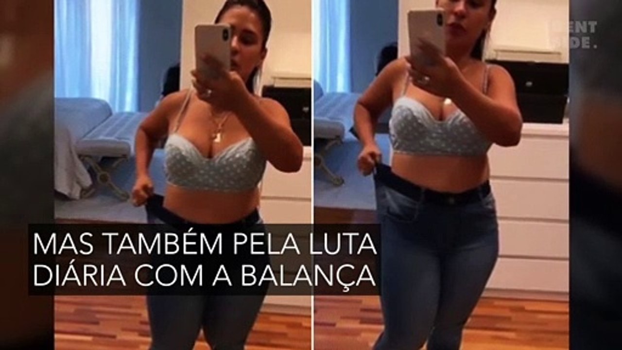 Simone grava vídeo na cama e deixa fãs babando com resultado da dieta
