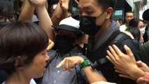 Conflicts and scuffles break out between protesters and public