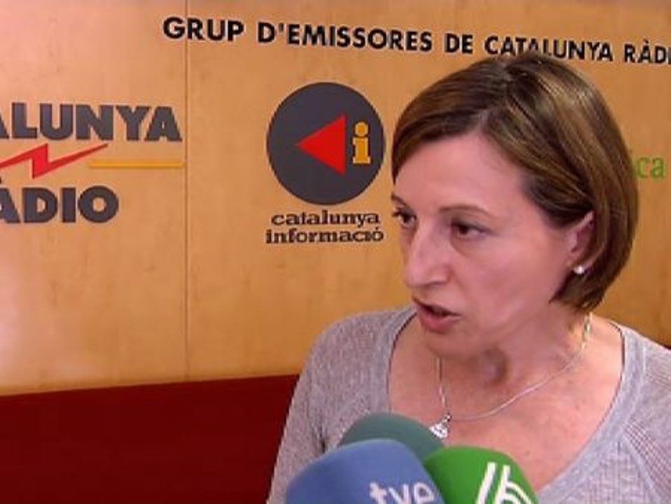 Forcadell: "Estamos convencidos de que vamos a votar y que vamos a ganar"
