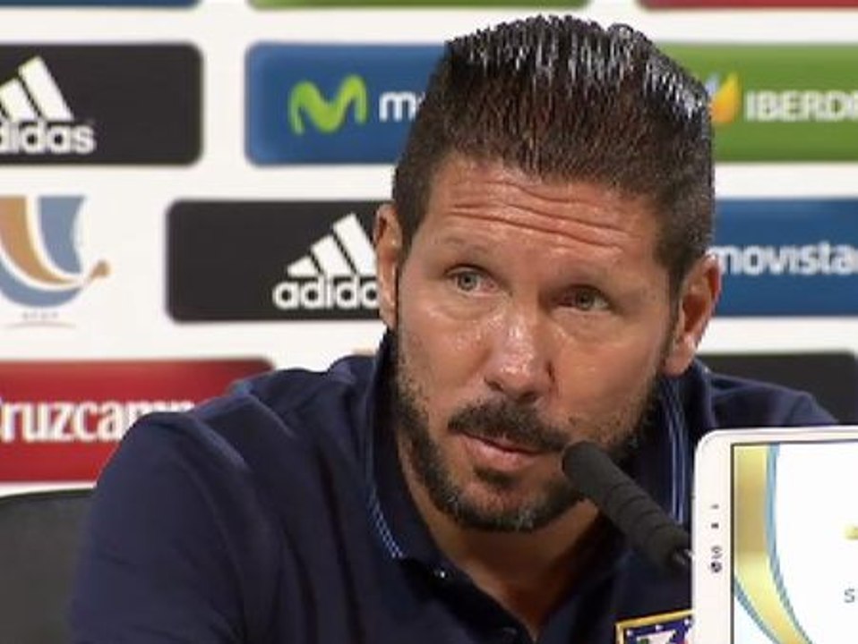 Simeone: "Va a jugar Moyá, no tengo ningún compromiso con nadie"