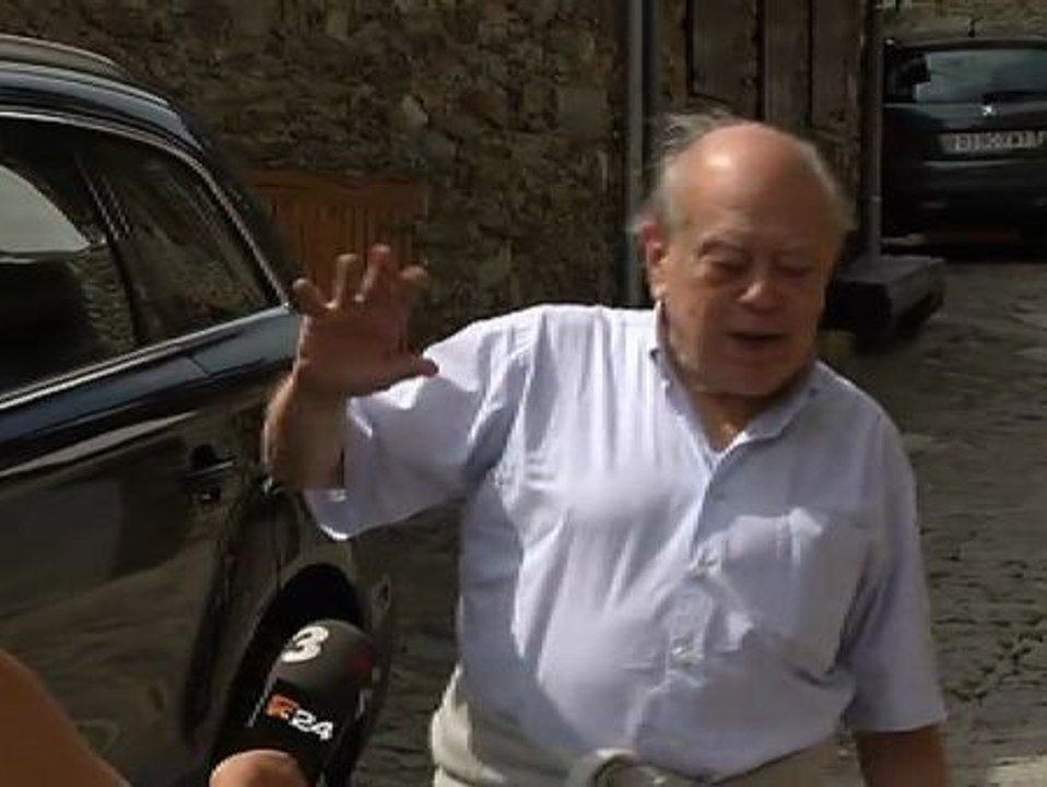 Pujol se niega a hacer declaraciones a la prensa desde Queralbs
