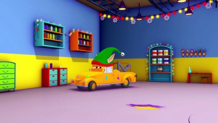 Tom the Tow truck's Paint Shop : Francis the Forklift is Mickey Mouse Disney Cartoon for Kids