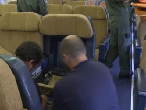 Imágenes del interior del Airbus 310 medicalizado con el que se está repatriando a Miguel Pajares