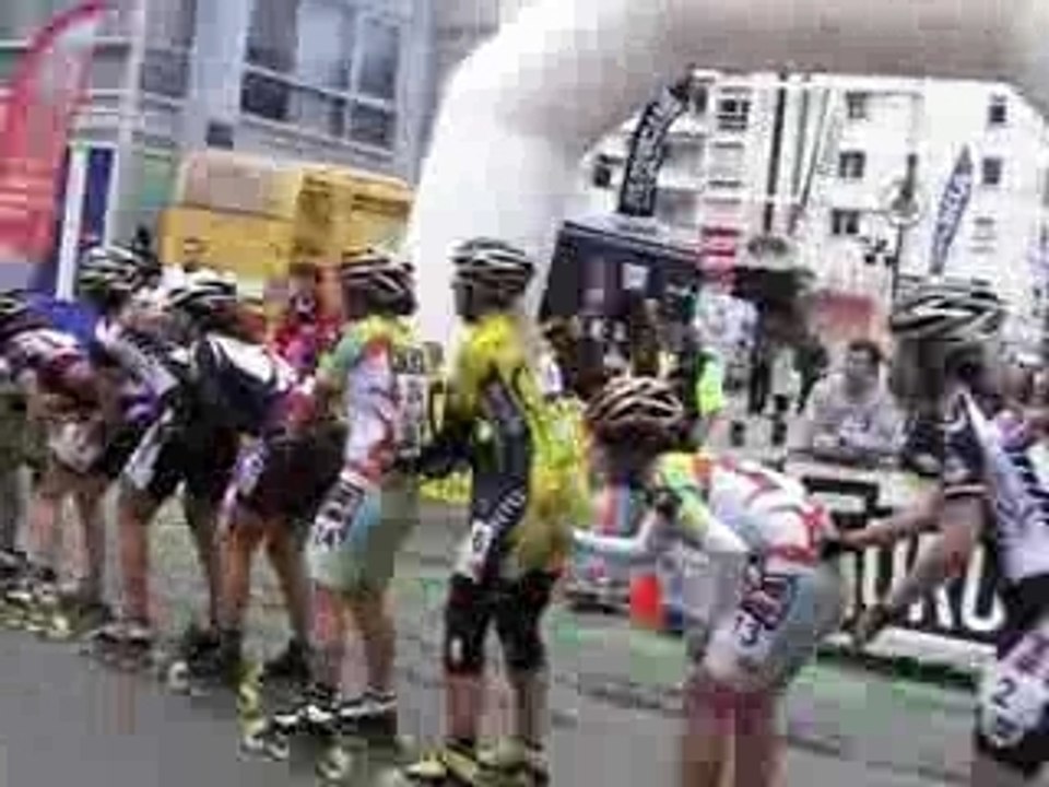 Course féminine roller world inline Cup Rennes 2007