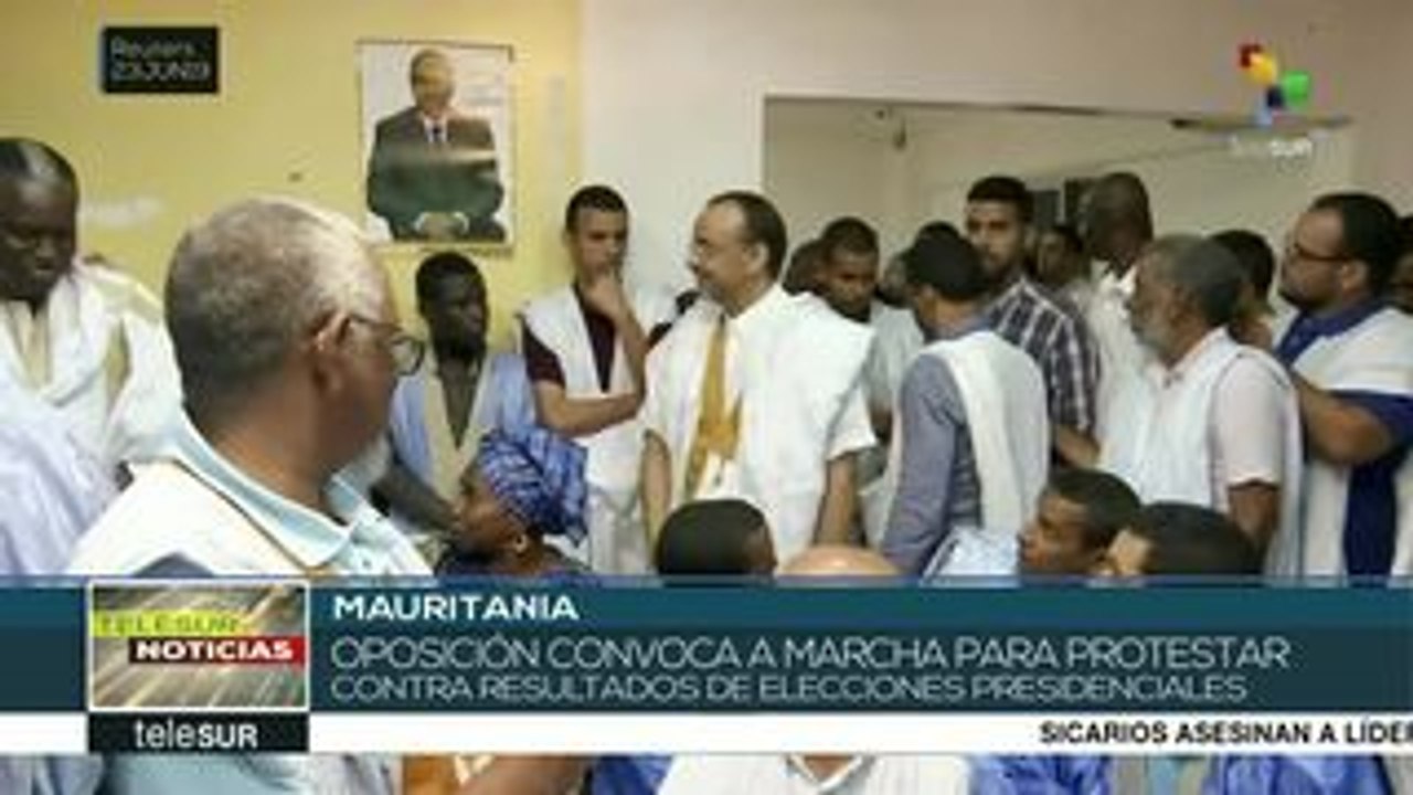 Mauritania: Oposición protestará contra resultados de presidenciales