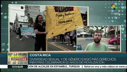 Costarricenses celebran logros de la comunidad LGBTI