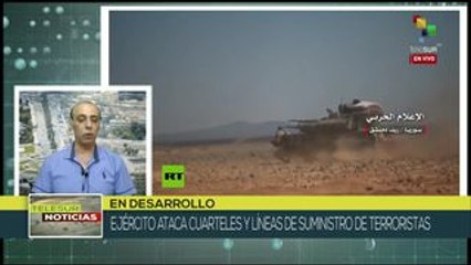 Ejército sirio ataca cuarteles de grupos armados en Idlib