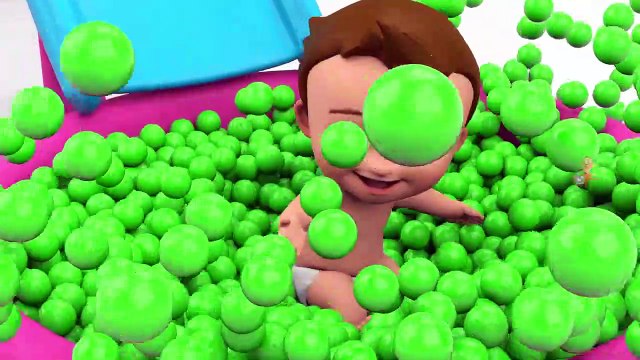 Color Balls kettle with Cup and Saucer to Learn Colors for Children - Little Baby fun Learning Video