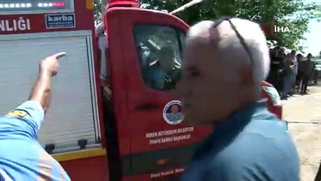 Yük treninin minibüse çarpma anı kamerada