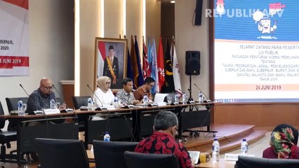 KPU Gelar Uji Publik Rancangan Peraturan Pilkada 2020