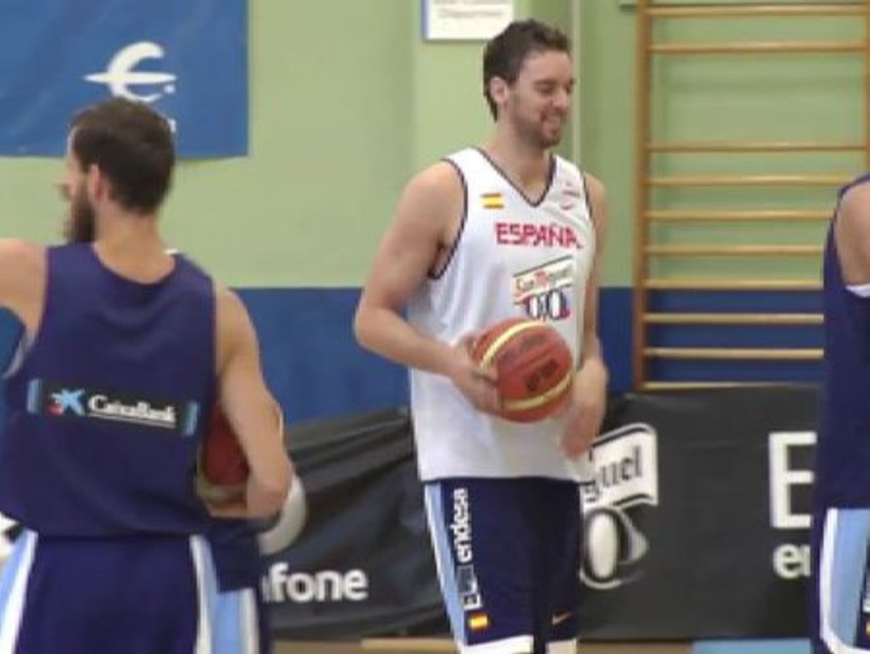 La selección española de baloncesto se prepara para el Mundial