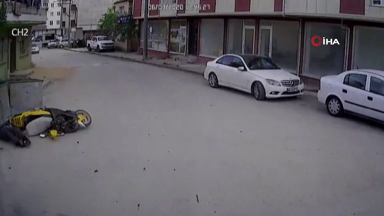Feci kazanın görüntüleri araç kamerasında ortaya çıktı