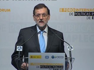 Rajoy: "Llevo desde que llegué a la Moncloa esperando dar esta noticia sobre empleo"