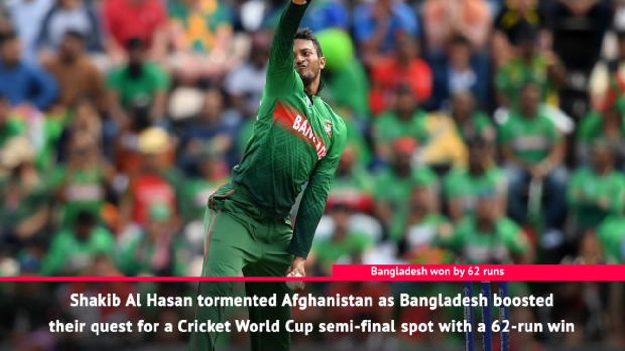 Fast Match Report - Shakib spins Bangladesh to victory
