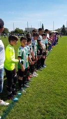PRESENTATION DES JOUEURS POUR LA VICOIRE DES U13 AU TOUNOI DE ST LYS.