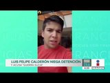 Luis Felipe Calderón niega detención y acusa 'guerra sucia' | Noticias con Francisco Zea