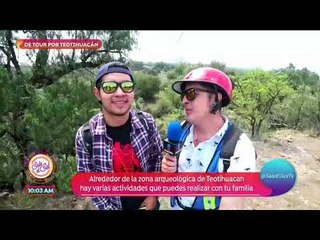 ¡Sajid se fue a dar un tour por la zona arqueológica de Teotihuacán! | Sale el Sol