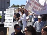 Varios colectivos protestan contra el cierre de camas de hospital en Algeciras