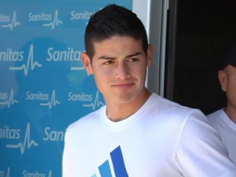 James pasa el reconocimiento médico como jugador del Real Madrid