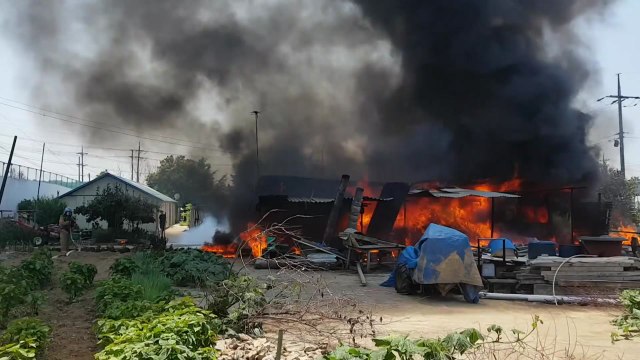 오산 축사에서 불...소방서 추산 2,800만 원 피해 / YTN