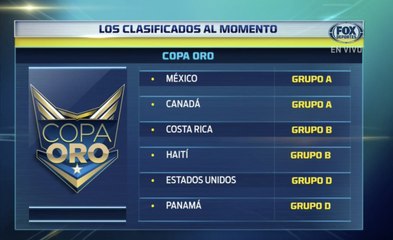 Copa Oro: Los clasificados al momento