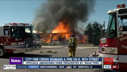 Fire crews get East Bakersfield house fire under control