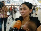 Una madre y su hijo escapan de la tragedia del avión malasio