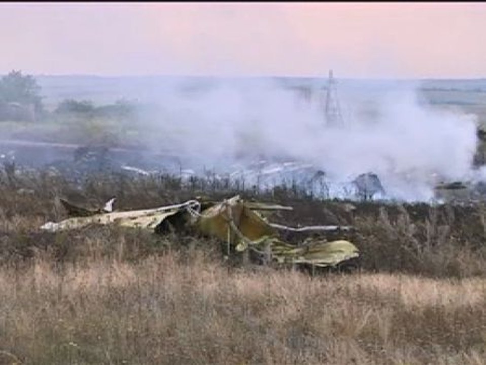 Imágenes del lugar donde se ha estrellado al avión de Malaysia Airlines en el este de Ucrania