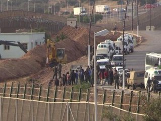 Intento frustrado de salto a la valla en Melilla