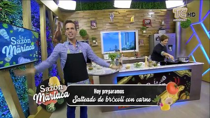 La Sazón de Maríaca - Salteado de brócoli con carne