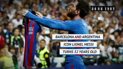 Born This Day - Lionel Messi turns 32