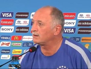 Scolari: "Si nos eliminan no será el fin del mundo"