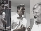 Las diferencias entre los tres candidatos del PSOE