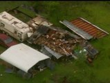 Espectaculares destrozos de un tornado en Texas