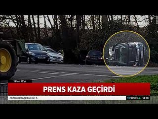 İngiliz Prens Trafik Kazası Geçirdi