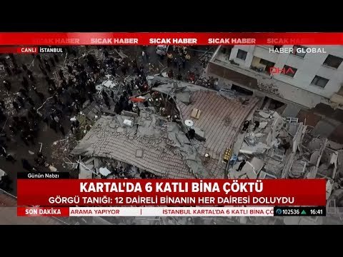 İstanbul Kartal'da 8 Katlı Bina Neden Çöktü? Haber Global Ekibi Olay Yerinden Bildirdi!