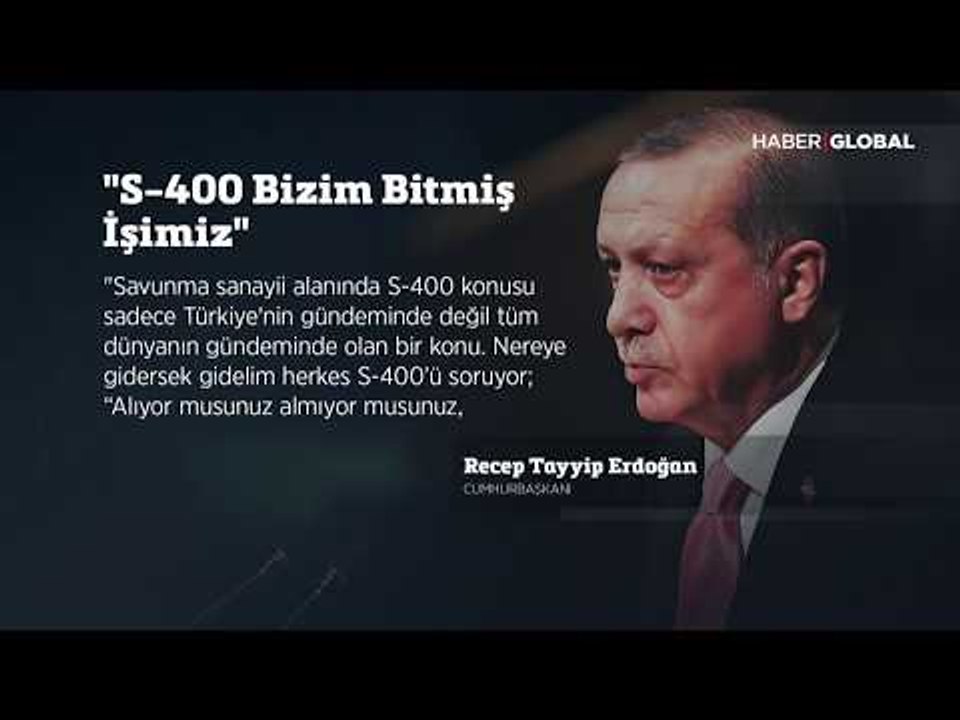 Cumhurbaşkanı Erdoğan S-400 ve F-35 Alımı İçin Konuştu