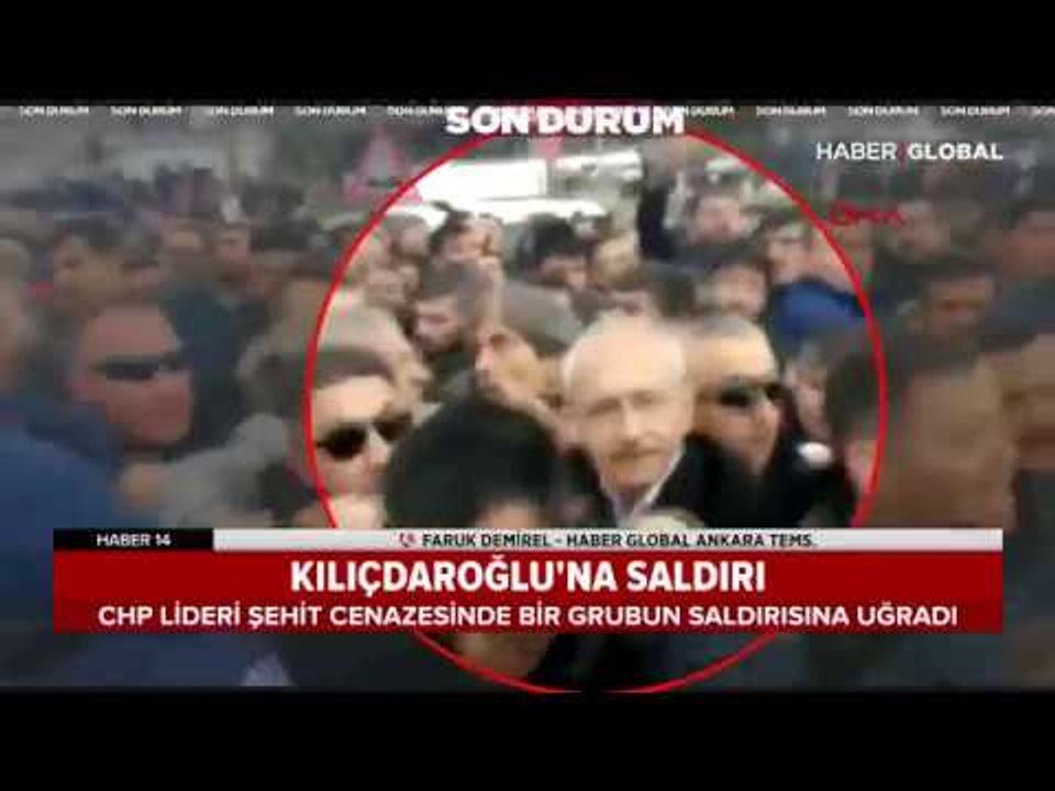 Kılıçdaroğlu'na Saldırı Anı - Ankara Çubuk'ta CHP Lideri Kemal Kılıçdaroğlu'na Çirkin Saldırı