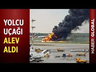 Yolcu Uçağı Alev Aldı!