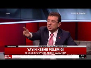 Ekrem İmamoğlu ve Ahmet Hakan Arasında Neler Yaşandı?