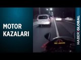 İstanbul'da Motosikletliler Makas Atarak İlerlerken Kazaya Sebep Oldu