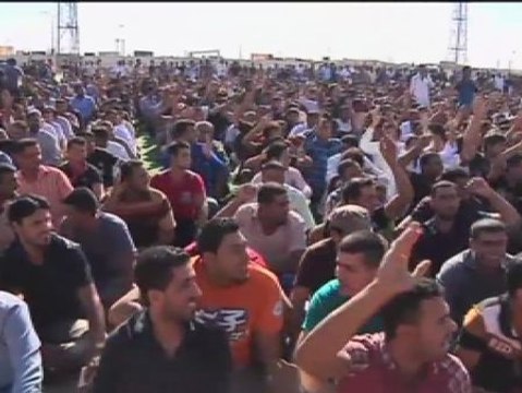 Miles de voluntarios en Basora para luchar contra ISIS