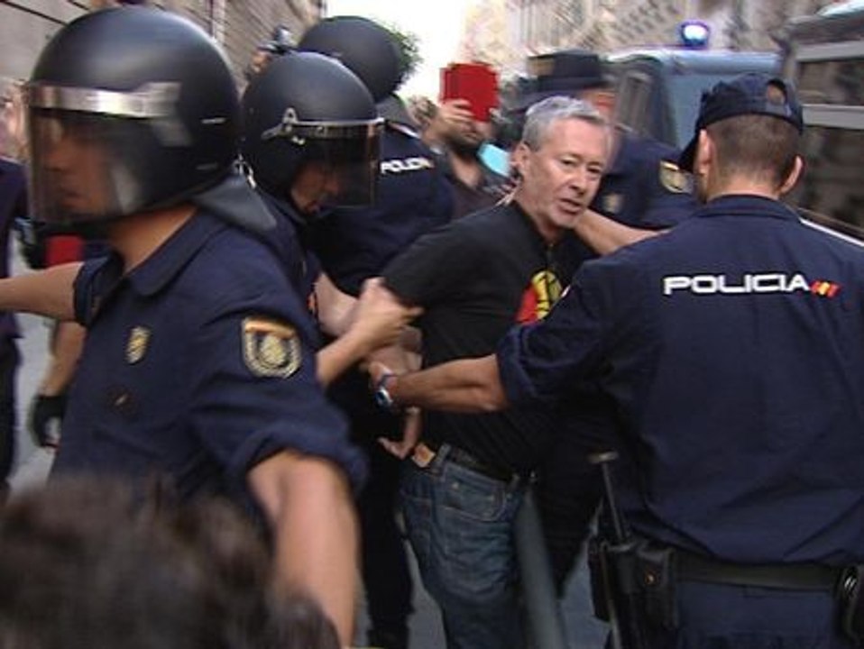 Cinco detenidos en Madrid en las protestas republicanas