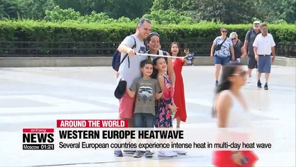 Western Europe experience 'intense heat' in multi-day heatwave