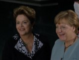 Merkel se reúne con la presidenta brasileña