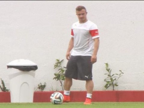 La selección suiza siguen preparando su debut en el Mundial