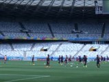 La selección colombiana se ejercita en el estadio Mineirao de Belo Horizonte