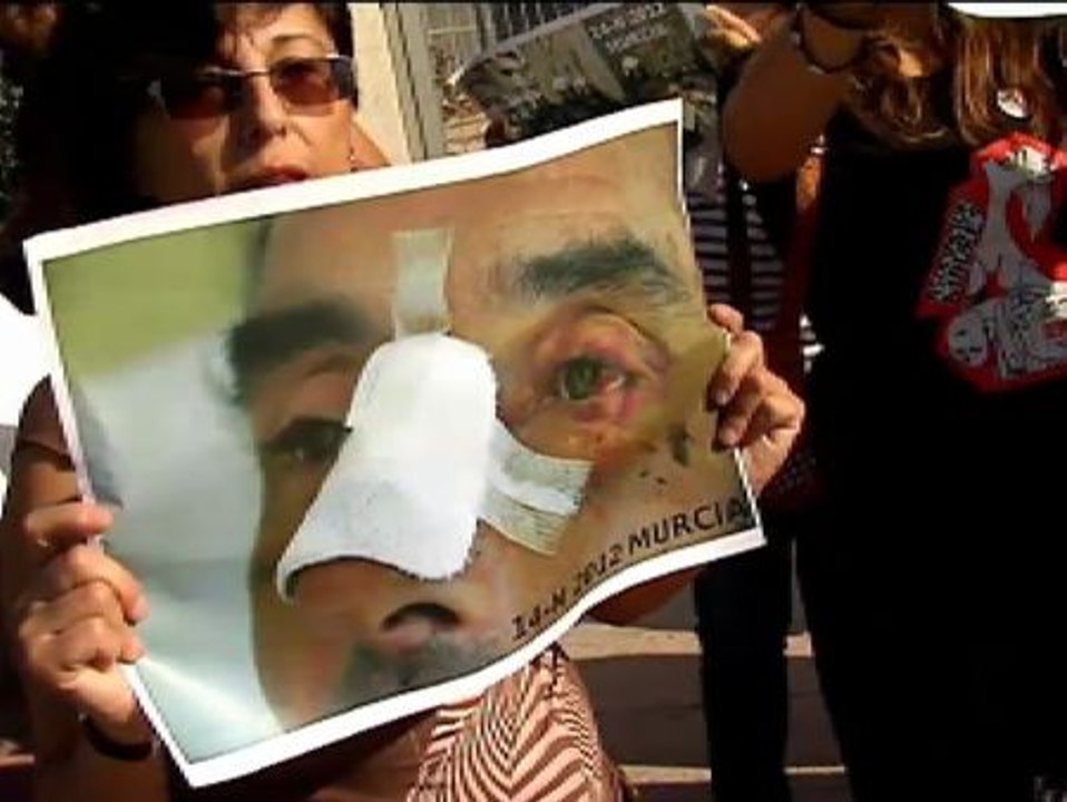 Declaran los antidisturbios por la paliza a un manifestante en la huelga general de 2012